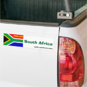 Zuid-Afrika Bumpersticker (Op Truck)