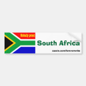 Zuid-Afrika Bumpersticker (Voorkant)