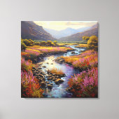 Zuid-Afrika Cape Mountain Fynbos Landschap Canvas Afdruk (Voorkant)