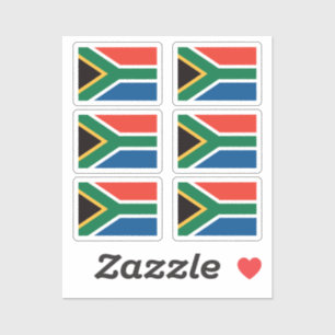 Zuid-Afrika Collectie pack van 6 Sticker