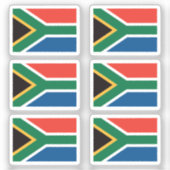 Zuid-Afrika Collectie pack van 6 Sticker (Voorkant)