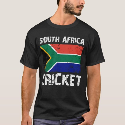 Zuid-Afrika Cricket, Afrikaanse cricket, Zuid-Afri T-shirt (Voorkant)