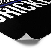 Zuid-Afrika Cricket Flag Jersey Wedstrijd Toernooi Poster (Hoek)