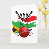 Zuid-Afrika Cricket T20 New York  Kaart (Gele Bloem)