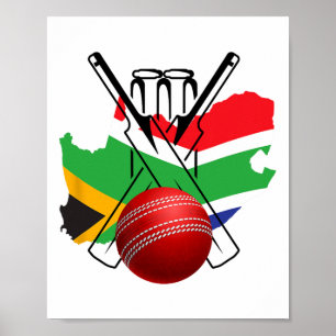 Zuid-Afrika Cricket T20 New York Poster