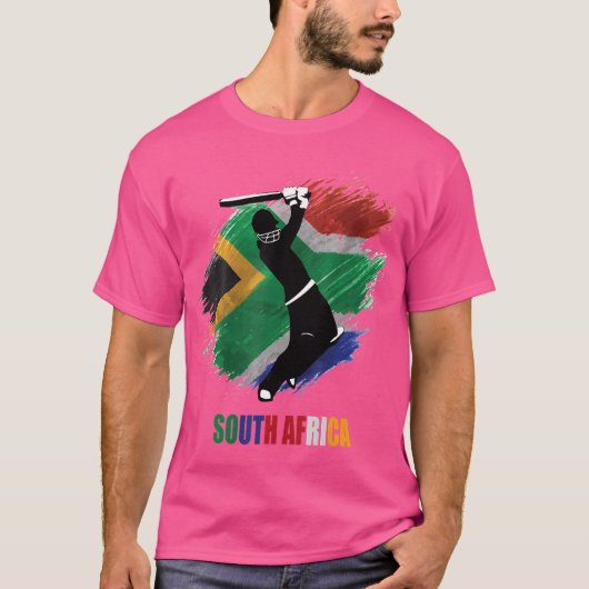 Zuid-Afrika Cricket T-shirt (Voorkant)