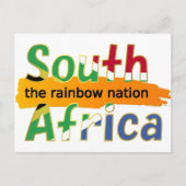 Zuid-Afrika - de regenboognatie Briefkaart (Voorkant)