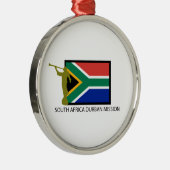 ZUID-AFRIKA DURBAN MISSIE LDS CTR METALEN ORNAMENT (Rechts)