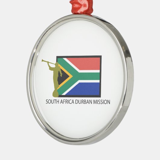 ZUID-AFRIKA DURBAN MISSIE LDS CTR METALEN ORNAMENT (Links)