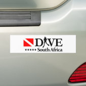 Zuid-Afrika DV4 Bumpersticker (Op auto)