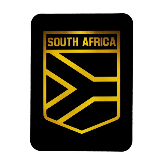 Zuid-Afrika Embleem Magneet (Verticaal)
