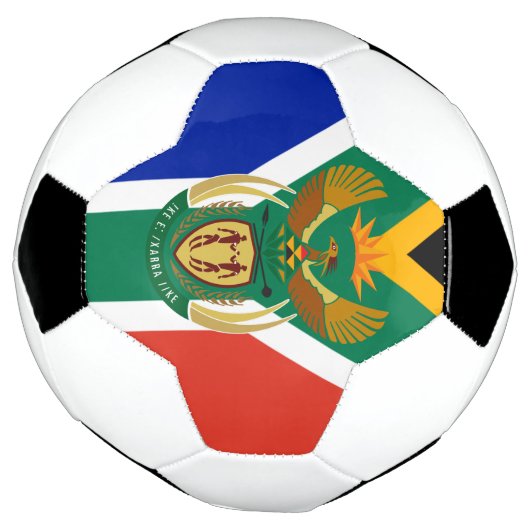 Zuid-Afrika embleem voetbal (Gedraaid)