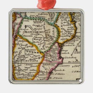 Zuid-Afrika en Magadascar Metalen Ornament