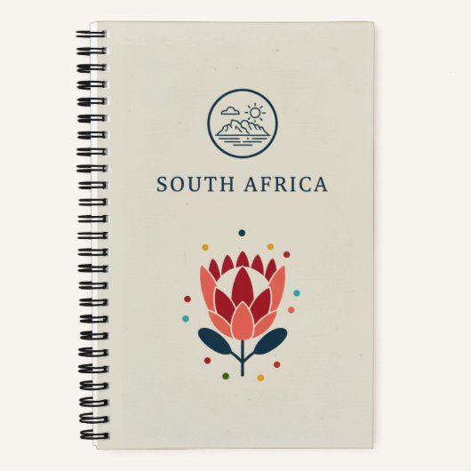 Zuid-Afrika Erfgoed & Protea Foto Journaal Notitieboek (Voorkant)