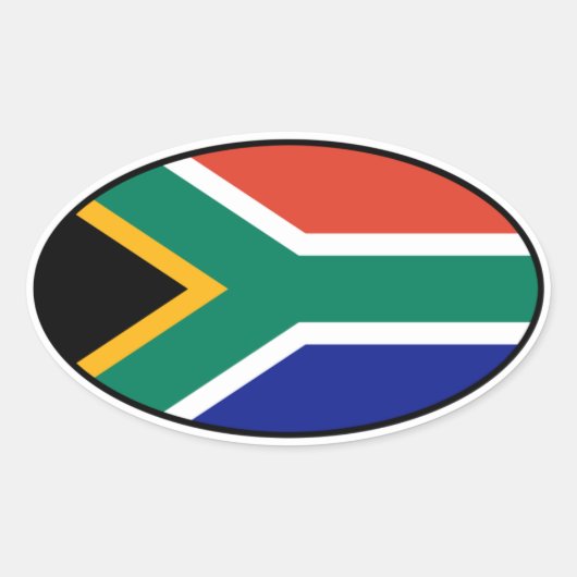 Zuid-Afrika Euro Sticker (Voorkant)