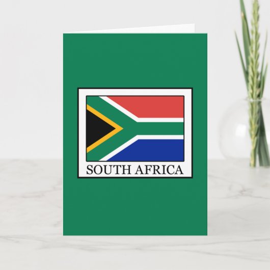Zuid-Afrika Feestdagen Kaart (Voorkant)