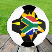 Zuid-Afrika Football en Afrikaanse vlag / BANG Voetbal