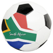 Zuid-Afrika Football en Afrikaanse vlag / sport Voetbal (Drie kwart)