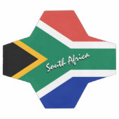 Zuid-Afrika Football en Afrikaanse vlag / sport Voetbal (Enkel)