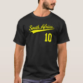 Zuid-Afrika Football Voetbal Jersey Afrikaans T-sh T-shirt (Voorkant)