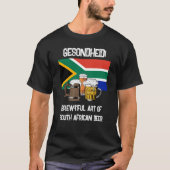 ZUID-AFRIKA Gesondheid Brewtiful Bier T-shirt (Voorkant)