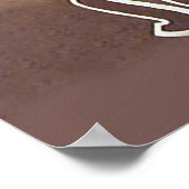 Zuid-Afrika, Giraffe, oud reizen Poster (Hoek)