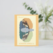  Zuid-Afrika Giraffe Wildlife Animal Briefkaart (Staand voorkant)