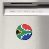 Zuid-Afrika Gnarly vlag Magneet (Insitu (Vaatwasser))