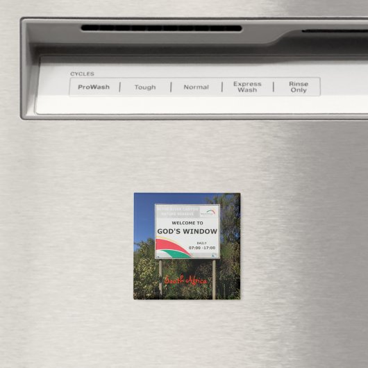 Zuid-Afrika Gods raam Magneet (Insitu (Vaatwasser))