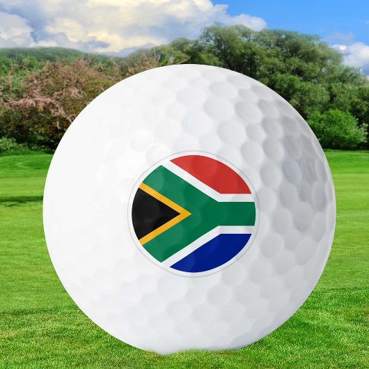 Zuid-Afrika Golf Balls, vlaggolfers/patriotten Golfballen