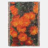 Zuid-Afrika Groen Oranje Succulent Flowers Deken (Voorkant Verticaal)