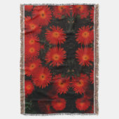 Zuid-Afrika Groen Oranje Succulent Flowers Deken (Voorkant Verticaal)