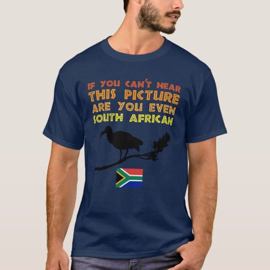 Zuid-Afrika - Hadeda Funny Alarm T-shirt (Voorkant)