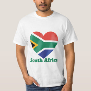 Zuid-Afrika Hartvlag T-Shirt
