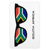 Zuid-Afrika heeft aangepaste tekst en kleurenmagne Magneet (Verticaal)