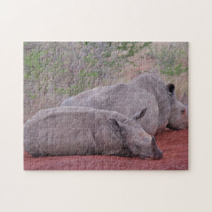 Zuid-Afrika Hluhluwe Neushoorn Legpuzzel