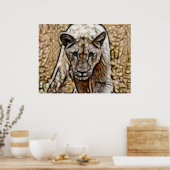 Zuid-Afrika Ik ben Lion Art Poster (Keuken)