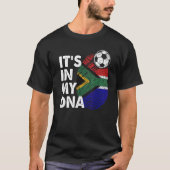 Zuid-Afrika in mijn Dna Zuid-Afrikaanse vlag T-shirt (Voorkant)