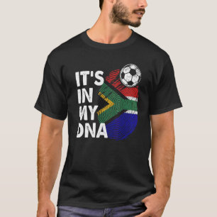 Zuid-Afrika in mijn Dna Zuid-Afrikaanse vlag T-shirt