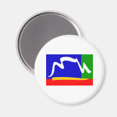 Zuid-Afrika Kaapstad Vlag Magneet (Voorkant / Achterkant)