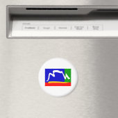 Zuid-Afrika Kaapstad Vlag Magneet (Insitu (Vaatwasser))