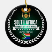 Zuid-Afrika Keramisch Ornament (Voorkant)