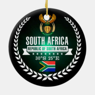 Zuid-Afrika Keramisch Ornament