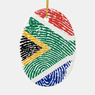 Zuid-Afrika Keramisch Ornament