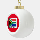 Zuid-Afrika Keramische Bal Ornament (Rechts)