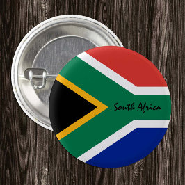 Zuid-Afrika knop, patriottische Zuid-Afrikaanse vl Ronde Button 3,2 Cm