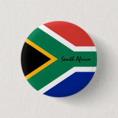 Zuid-Afrika knop, patriottische Zuid-Afrikaanse vl Ronde Button 3,2 Cm (Voorkant)