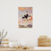 Zuid-Afrika Kunst Afrikaanse Print SAS Reisposter (Keuken)