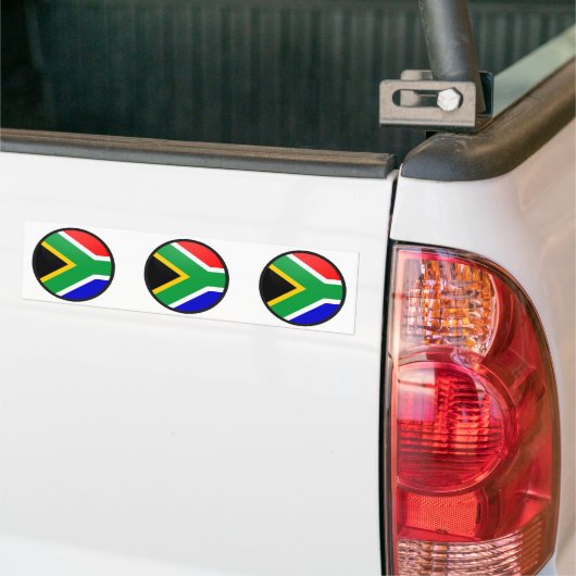 Zuid-Afrika - kwaliteitslakkencirkel Bumpersticker (Op Truck)