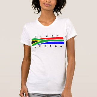 zuid - afrika - landenvlag - naam tekst t-shirt